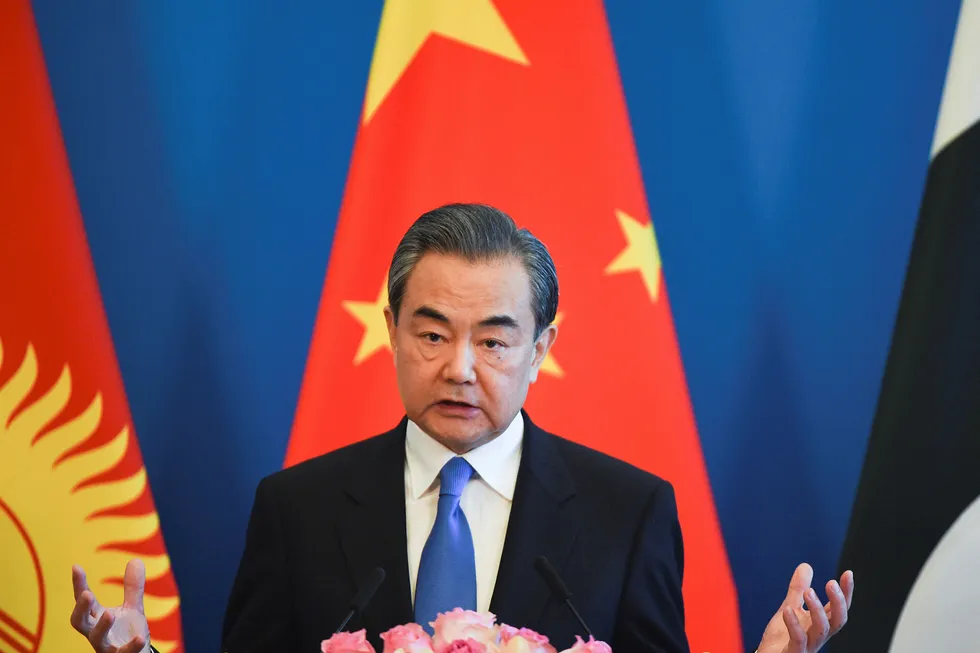 Kinas utenriksminister Wang Yi skal på besøk til sin nord-koreanske kollega. Foto: Madoka Ikegami/Reuters/NTB Scanpix