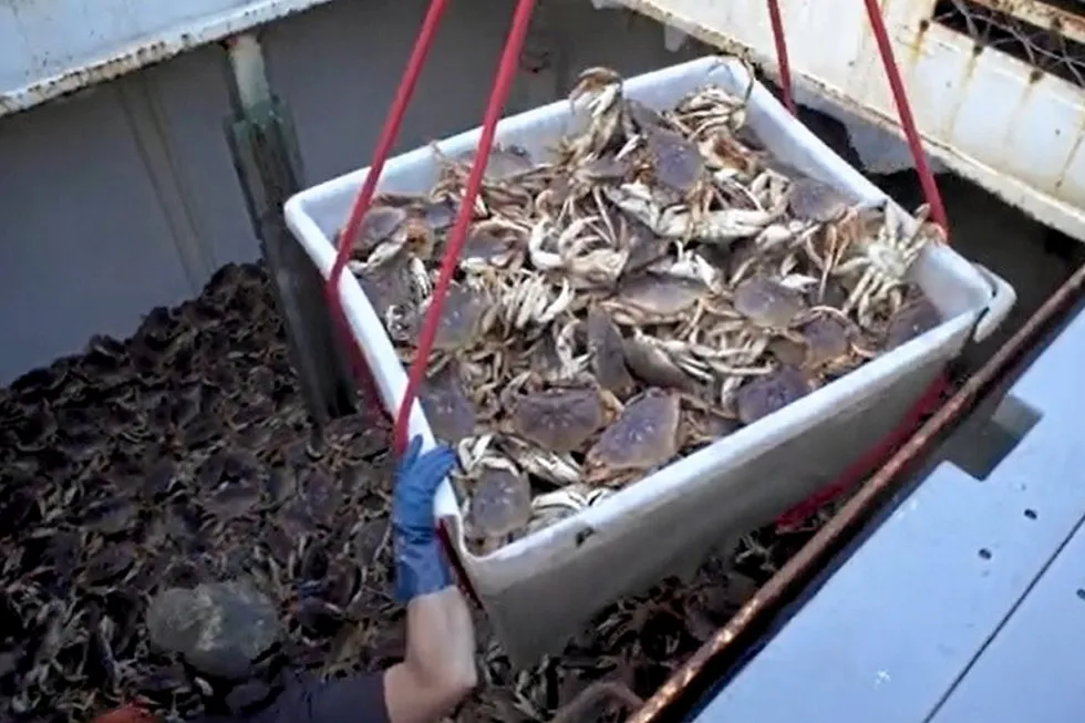 Pacific Seafood's Dungeness Crab operations are under scrutiny in a lawsuit filed by a California-based crabber.