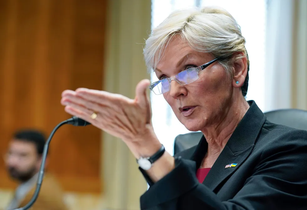 Climate goals: US Secretary of Energy Jennifer Granholm and the Department of Energy are drawing interest in development of carbon capture and storage technologies.