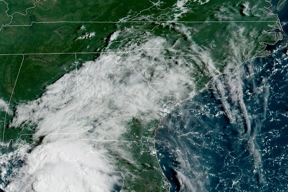 Tropical Storm Gordon: approaches the central US Gulf Coast on Tuesday 4 September
