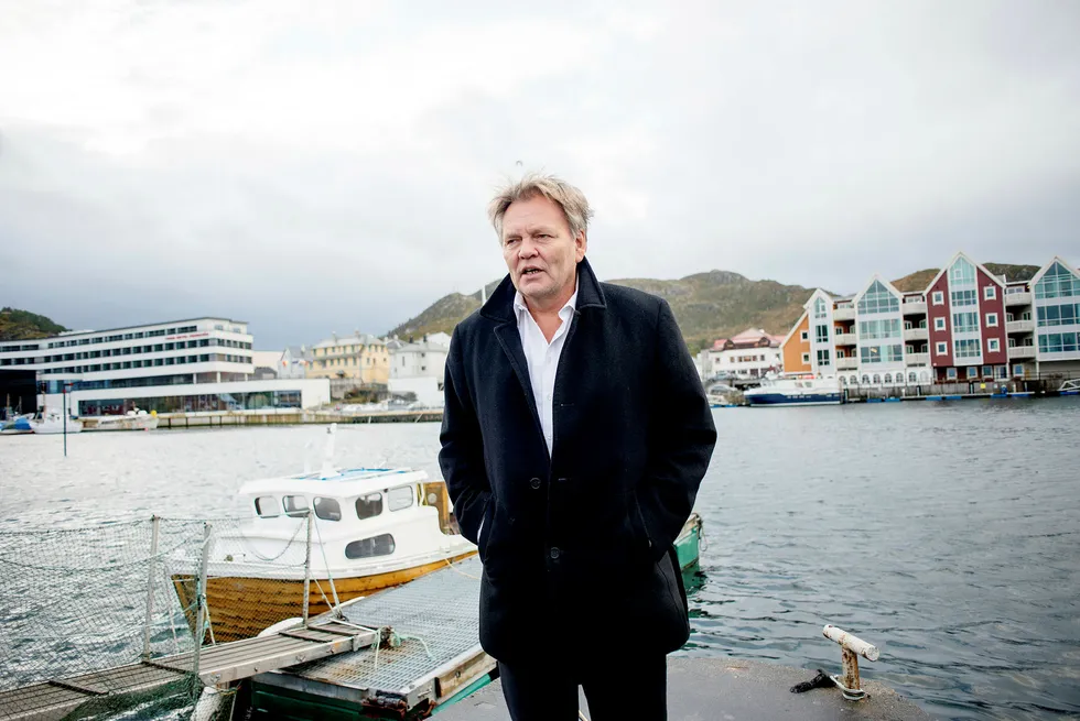 Offshorereder og krillgründer Stig Remøy, her fotografert ved sin base i Fosnavåg, Sunnmøre.