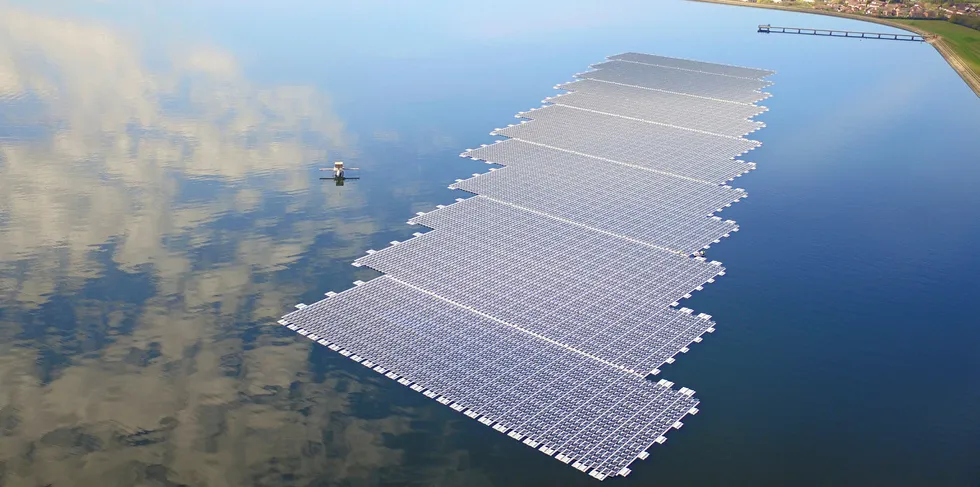 Floating PV has commonly been installed on reservoirs and in-land bodies of water but a North Sea installation would be the first open-ocean design
