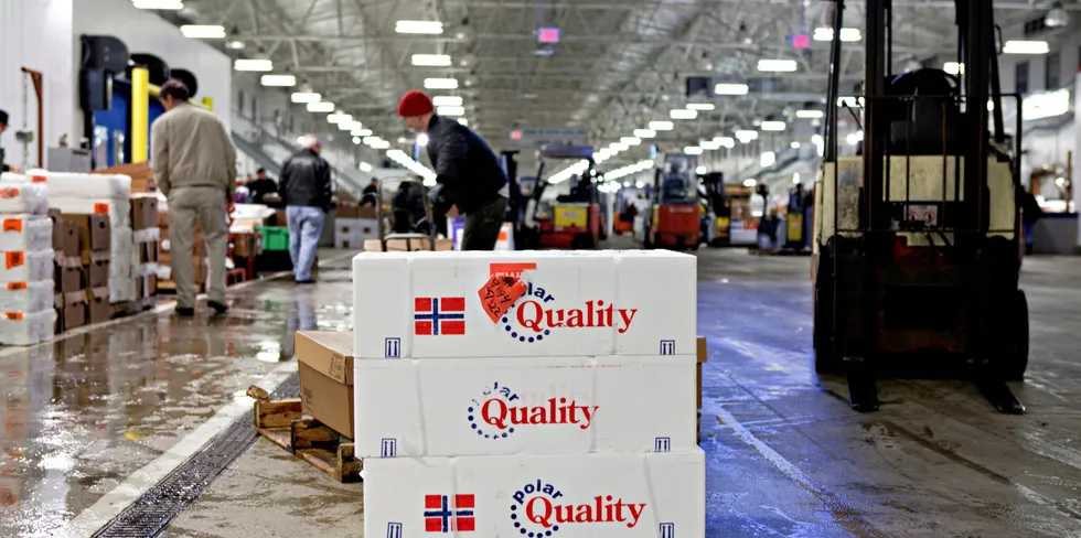 Så lenge det ikke er kriser i markedet setter norsk sjømatnæring «alltid» nye eksportrekorder. Veksten kommer fordi man leverer produkter markedet ønsker, skriver Finn-Arne Egeness. Bildet er fra New Fulton Fish Market i Bronx, New York.