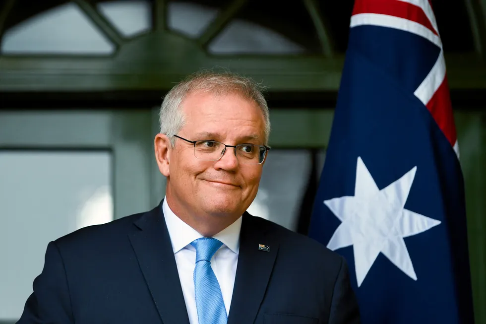 Budget: Australian Prime Minister Scott Morrison