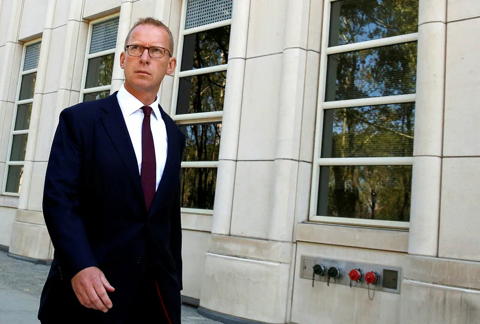 Britiske Mark Johnson, som var sjef for HSBCs globale valutahandelsenhet, er dømt for svindel, såkalt «front-running». Foto: Brendan McDermid