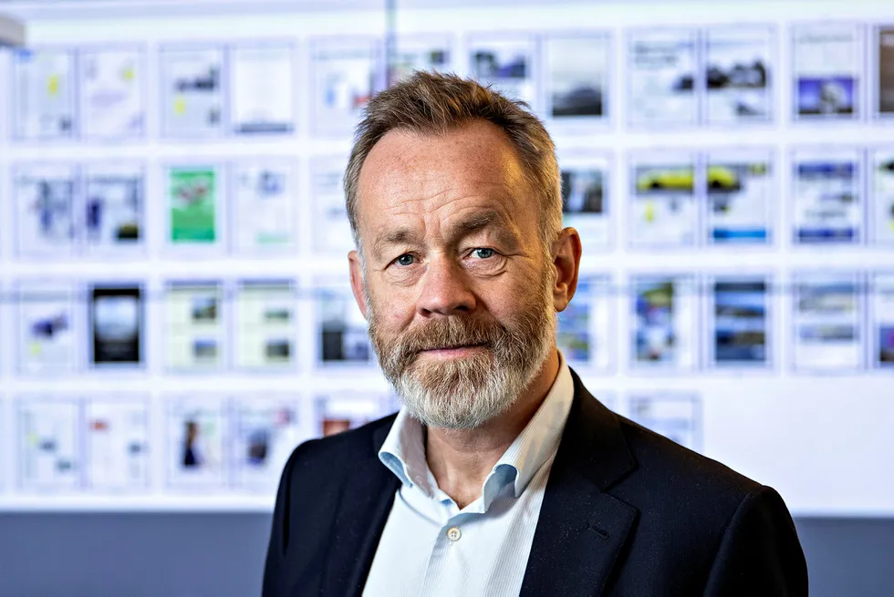 Sjefredaktør og administrerende direktør i Dagens Næringsliv, Amund Djuve.