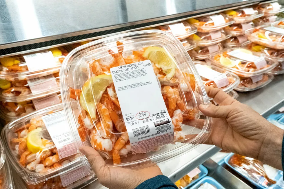 Consumers have not pounced on deals for items like shrimp at US retail, according to industry analysts.