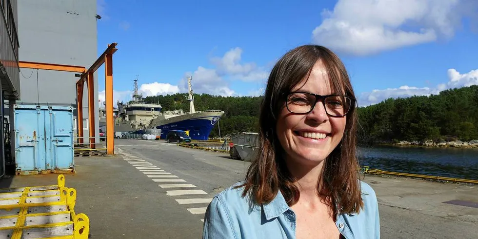 KLYNGESJEF: Nina Ingvaldsen, prosjektleder og daglig leder i teknologiklyngen Norwegian Marine and Energy Complex på Rubbestadneset