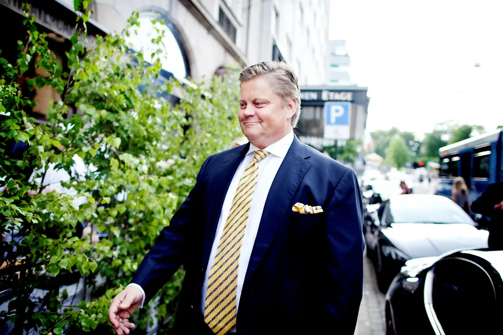 Den mediesky investoren Tore Aksel Voldberg realiserer store verdier når Solon Eiendom blir solgt til Bionor Pharma og det kan utløse en skattefordel. Her fra en sommerfest på Theatercafeen i Oslo. Foto: Ida von Hanno Bast