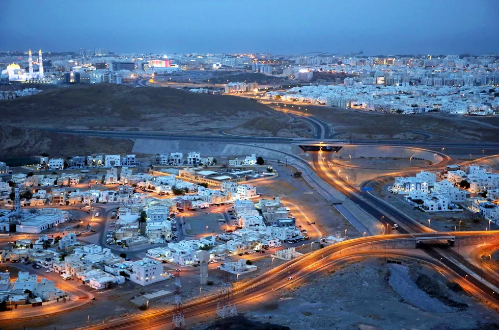 A neighbourhood in Muscat, Oman's capital