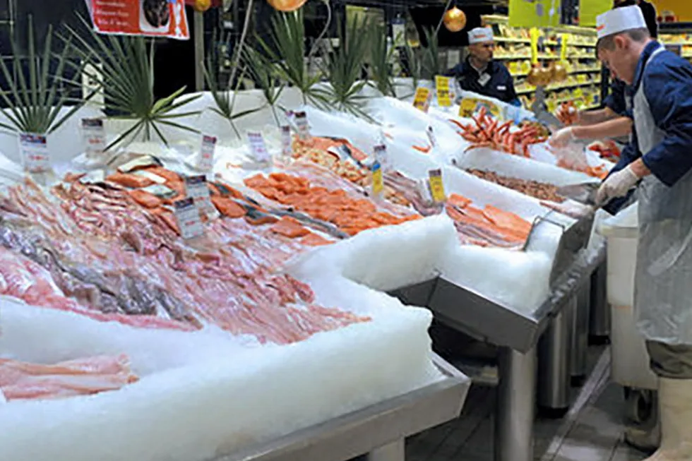 The French value expertise and advice offered by in store fishmongers.