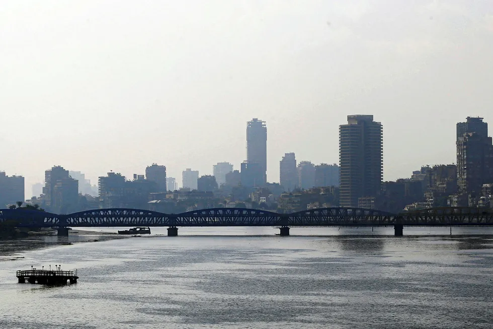 City view: Cairo's Imbaba Bridge
