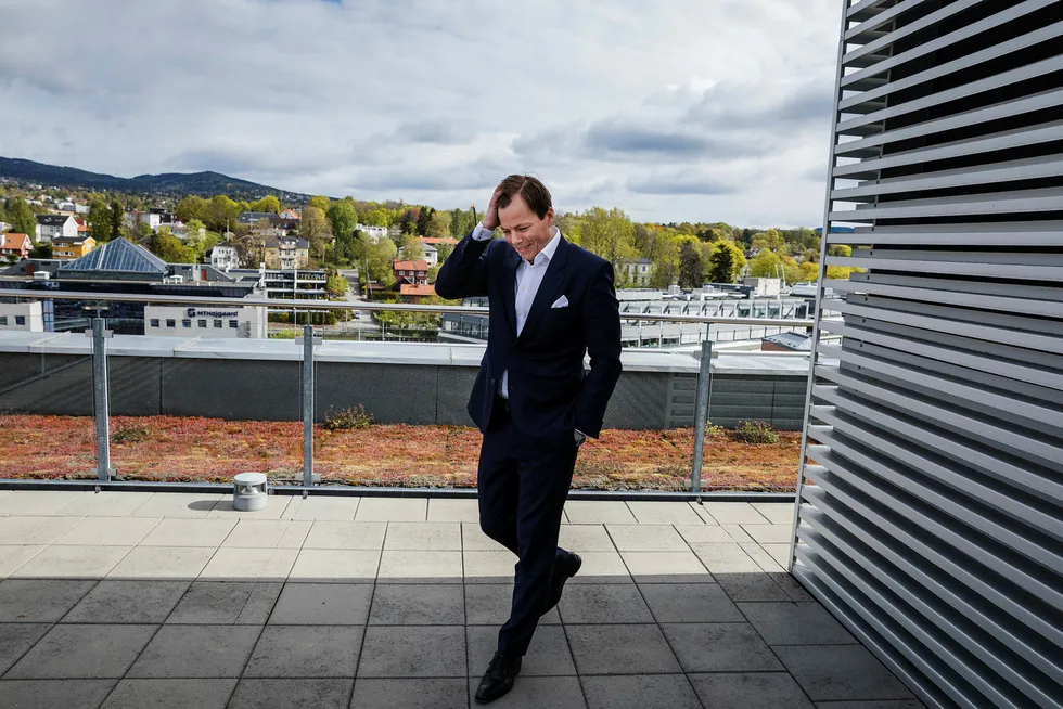 Norske Skogs toppsjef Lars Sperre tror at en rekapitaliseringsløsning er til det beste for alle investorgruppene. Foto: Per Thrana