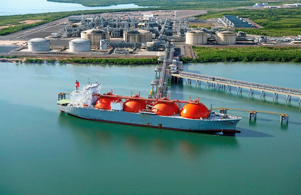 Ichthys LNG project onshore facilities at Bladin Point
