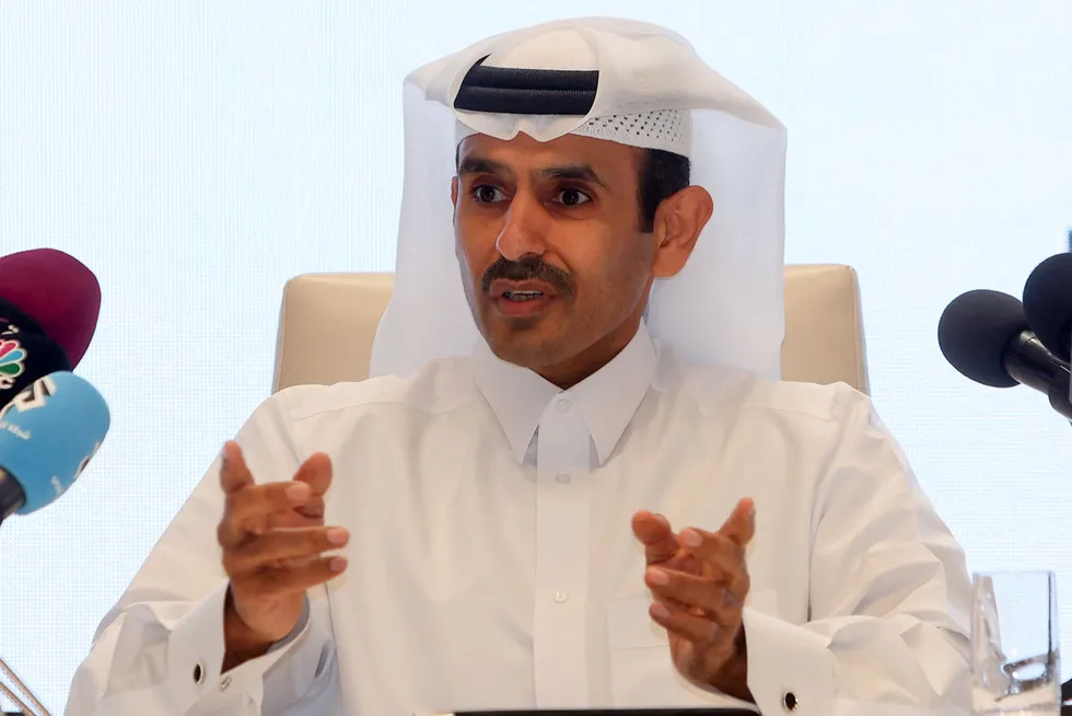 QatarEnergy chief executive Saad Sherida Al Kaabi.