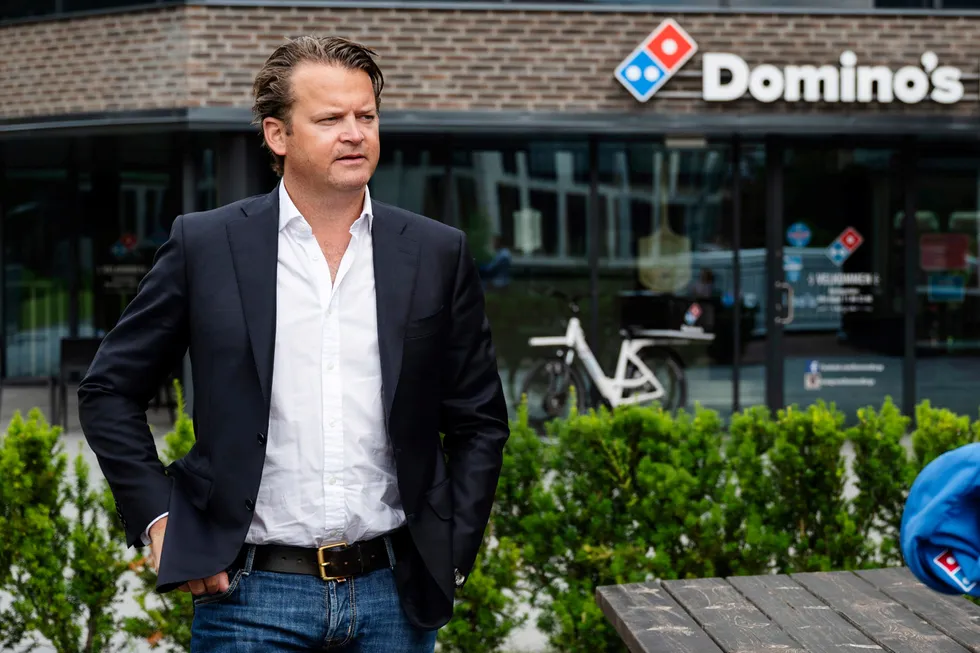 Eirik Bergh, styreleder og medeier i Domino’s Pizza Norge beskriver 2021 som et ryddeår, etter tap på 100 millioner kroner i 2020.