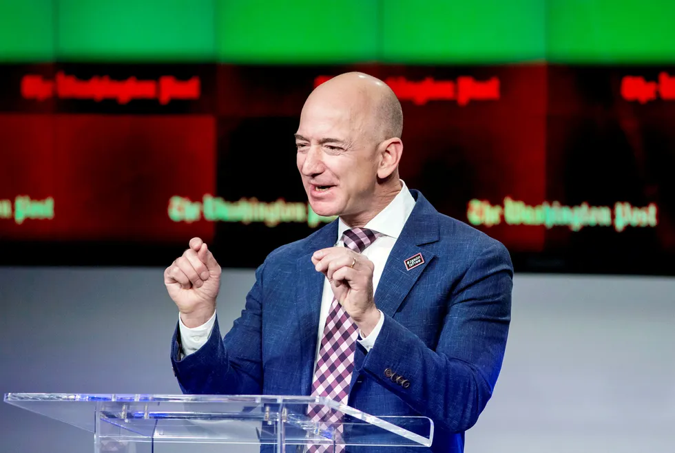 Trumps mange utspill på Amazon og selskapets grunnlegger Jeff Bezos har ført til et kursras. – Nå er det krig, sier kilder med tette forbindelser til Det hvite hus til tidsskriftet Variety. Foto: J. Scott Applewhite/AP