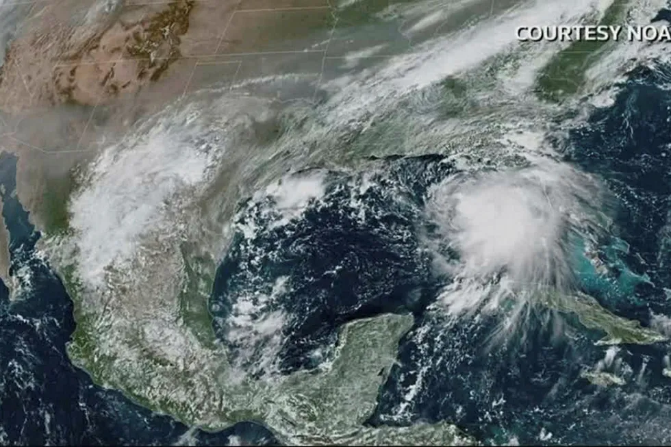 Hurricane Sally: in the US Gulf of Mexico