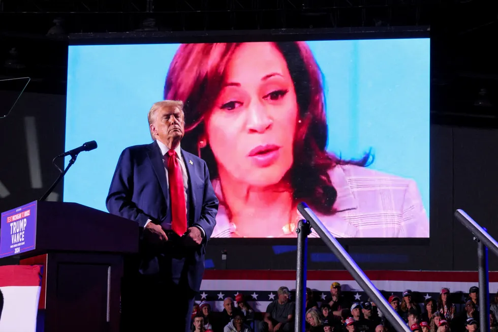 Et splittet land og to kandidater. Tirsdag faller valget på Donald Trump eller Kamala Harris.