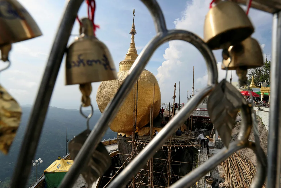 Ring the changes: bells at Myanmar's Golden Rock