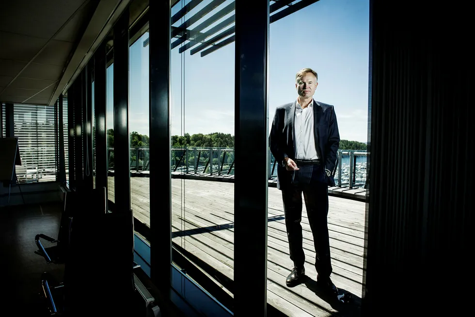 Konsernsjef Øystein Moan i Visma kjøper seg tilgang til et større marked i Europa når Visma kjøper nederlandske Raet. Foto: Gorm K. Gaare
