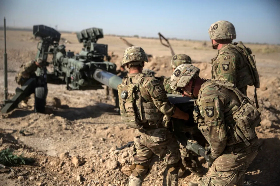 President Donald Trump sa mandag at han vil trappe opp den amerikanske militære innsatsen i Afghanistan. Foto: Sgt. Justin Updegraff/AP/NTB Scanpix