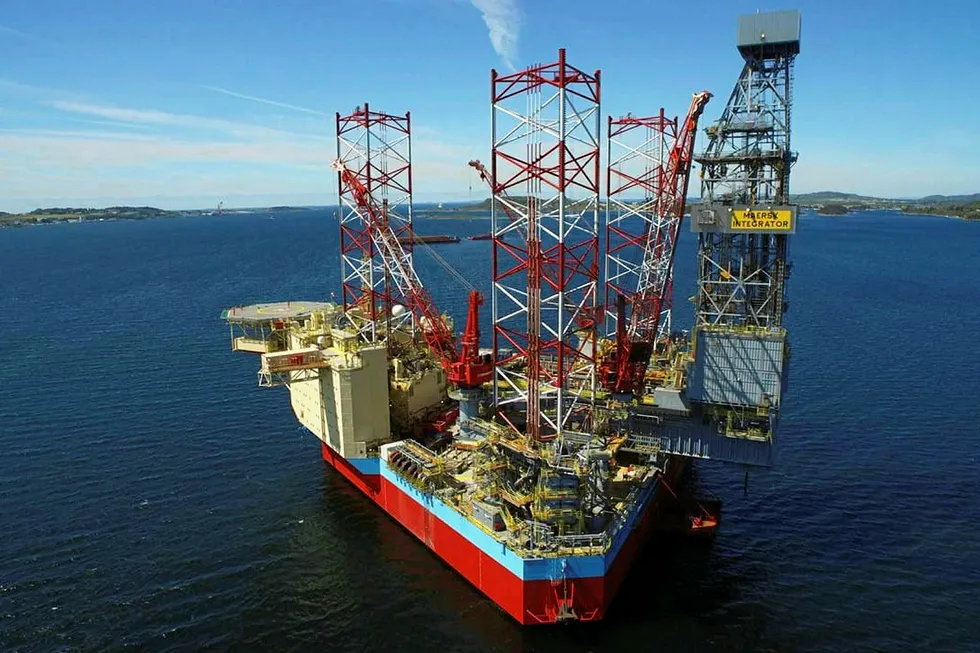 More work: Aker BP has extended its contract for the jack-up Maersk Integrator for an additional well