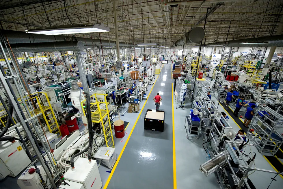 Kongsberg Automotives produksjon i Matamoros i Mexico.