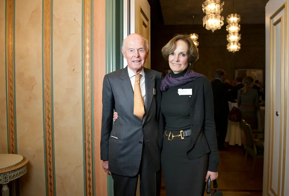 Bonheur-sjef Anette Olsen og hennes far Fred. Olsen Foto: Elin Høyland