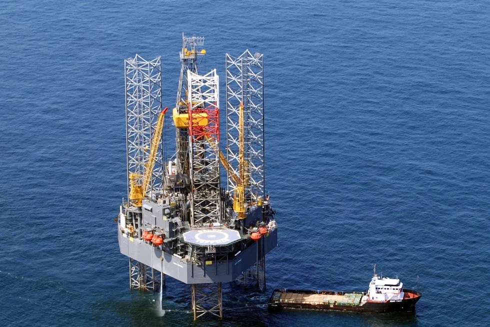 Campaign: the Valaris jack-up rig JU-117, formerly know as Ralph Coffman, was originally lined up to drill for CGX offshore Guyana