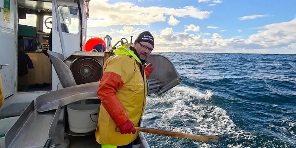 Tom Vegar Kiil, styreleder i Norges Kystfiskarlag går for hybridløsning på båten.