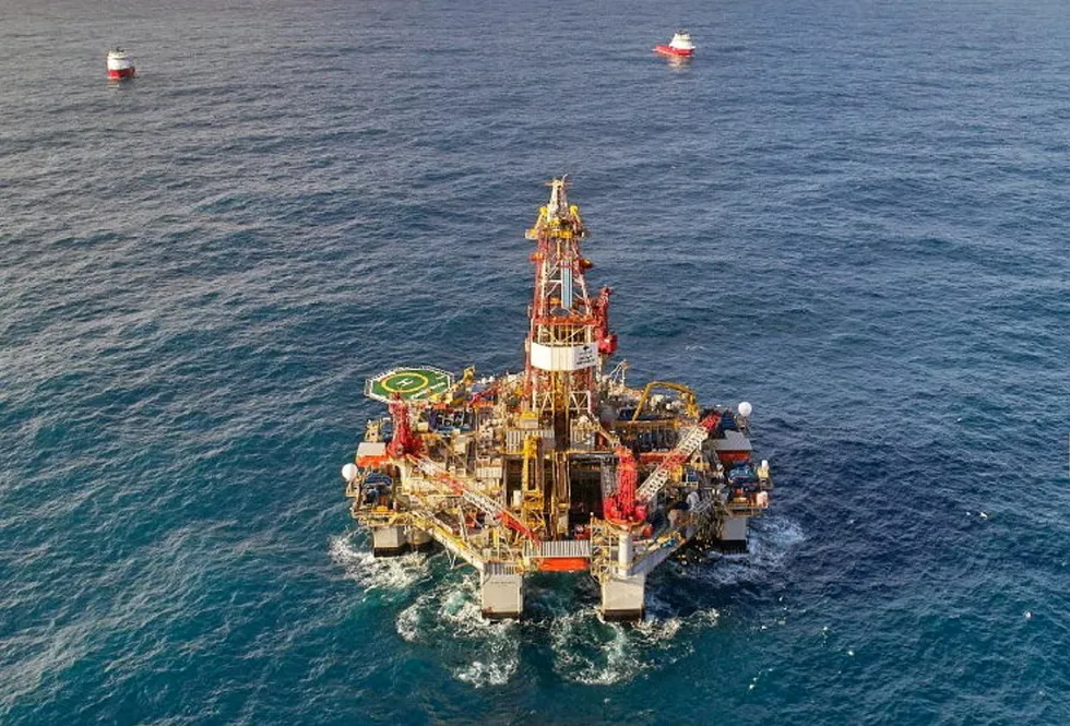 Discovering Annie: the drilling rig Ocean Monarch in August 2019