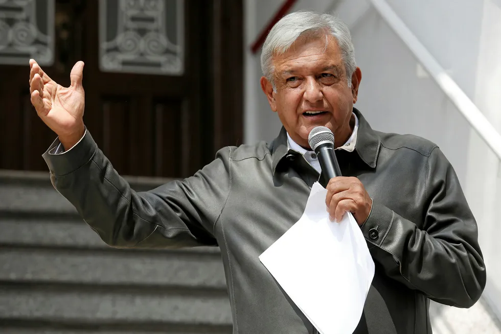Energy policy: Mexico's president-elect Andres Manuel Lopez Obrador
