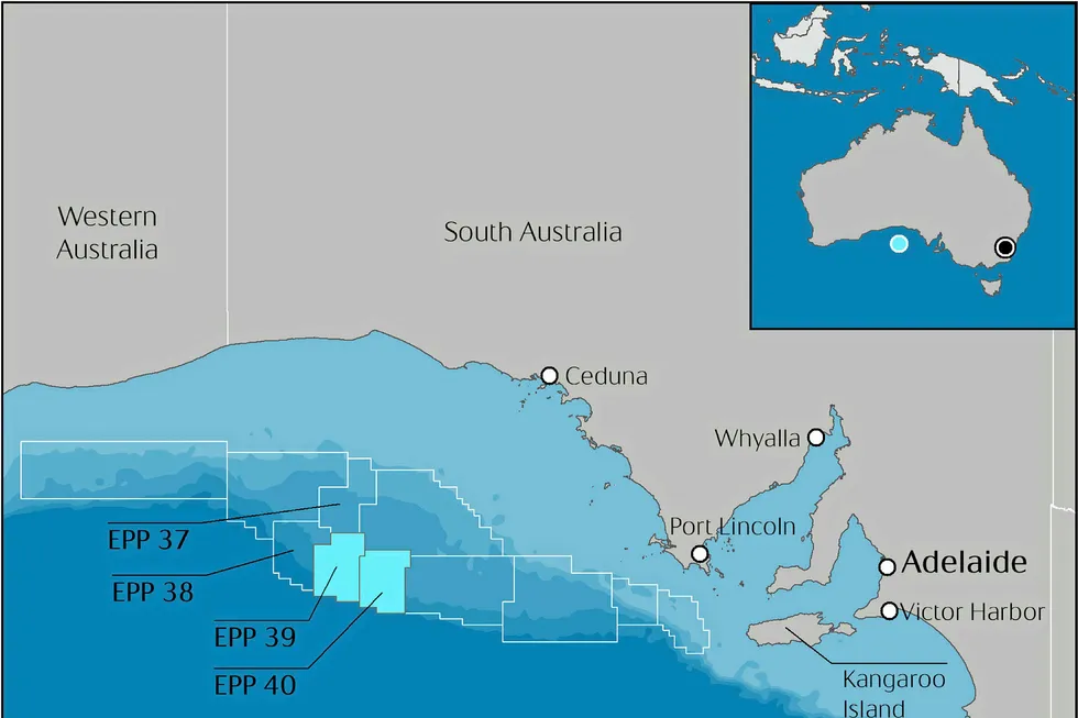 Equinor is planning to drill Stromlo-1 in a water depth of 2239 metres, roughly 476 kilometres off the South Australian coast in EPP39 in the Ceduna sub-basin