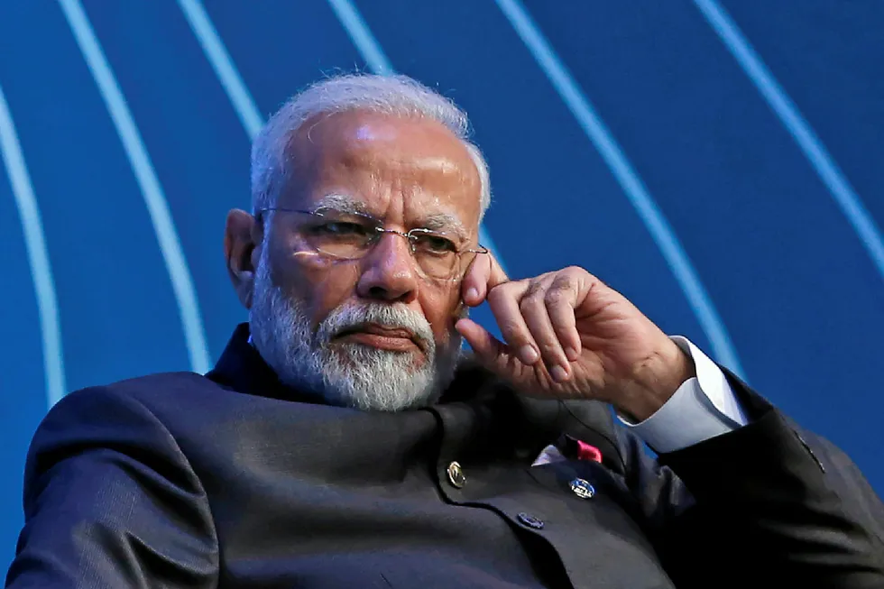 Approval: Indian Prime Minister Narendra Modi