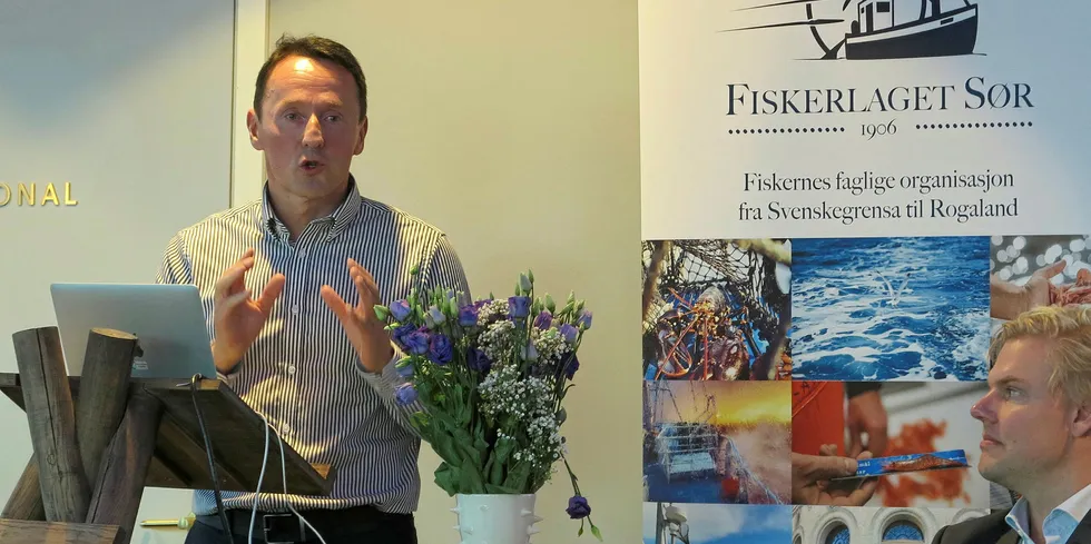 TAR ANSVAR: Administrerende direktør Kjell-Arild Tøfte i fiskesalgslaget Fiskehav SA kunne vise til at alle salgslagene nå er innstilt på å ta større ansvar i kvalitetskontrollen.