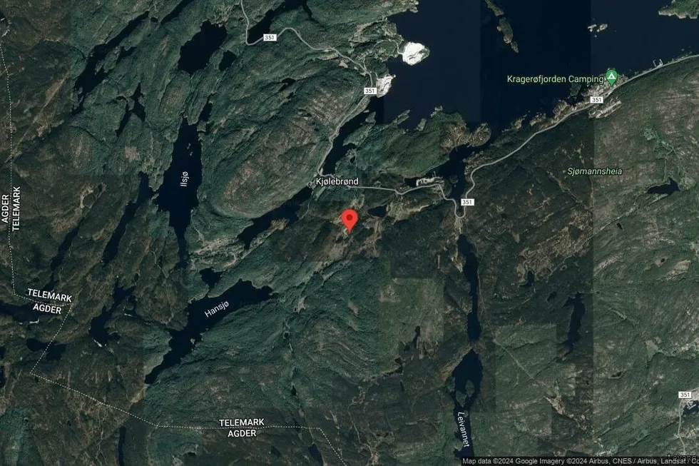 Området rundt Dobbeveien 5, Kragerø, Telemark