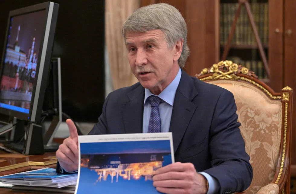 More please: Leonid Mikhelson, executive board chairman of Russia's largest gas independent, Novatek