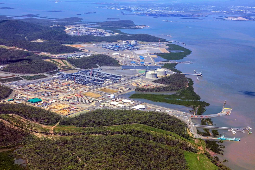 Centre stage: Curtis Island in Queensland, Australia hosts three LNG projects