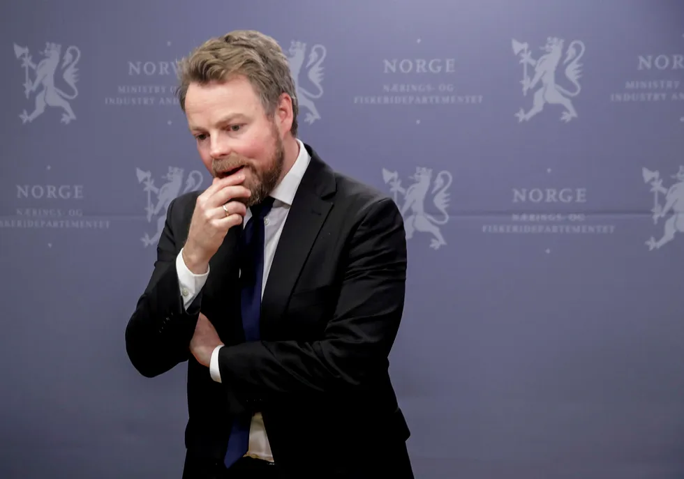 Næringsminister Torbjørn Røe Isaksen (H) er klar til de kommende handelsforhandlingene med Storbritannia. Foto: Vidar Ruud / NTB scanpix