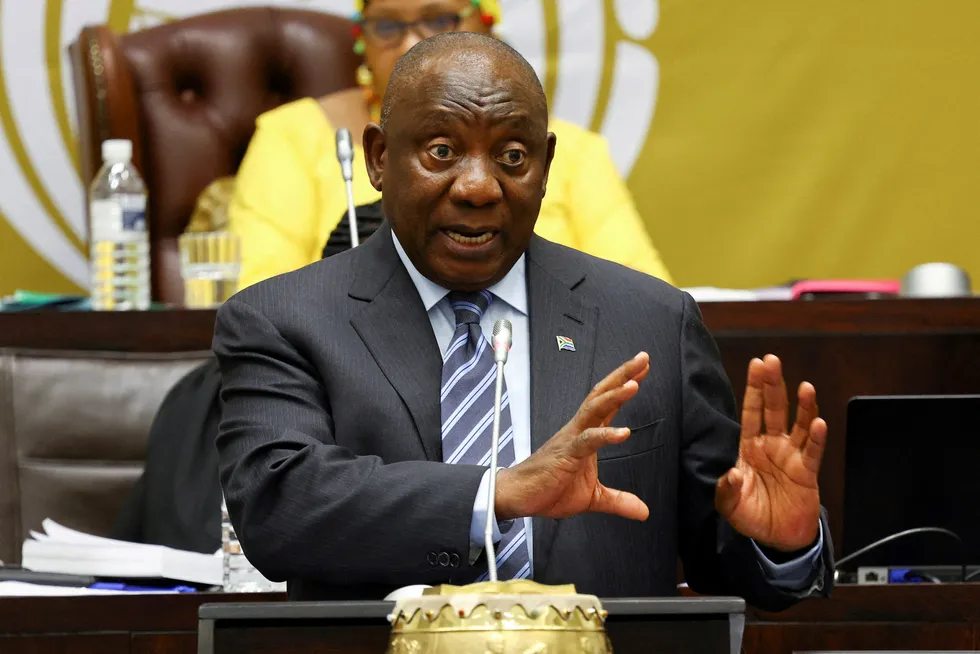 Controversy: South African President Cyril Ramaphosa raises prospect of reviving stalled Karpowership deal.