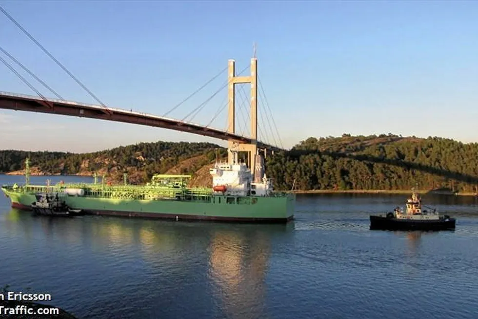 Deadly incident: the liquid petroleum gas carrier Hamburg DW is operated by TGM Deniz of Turkey