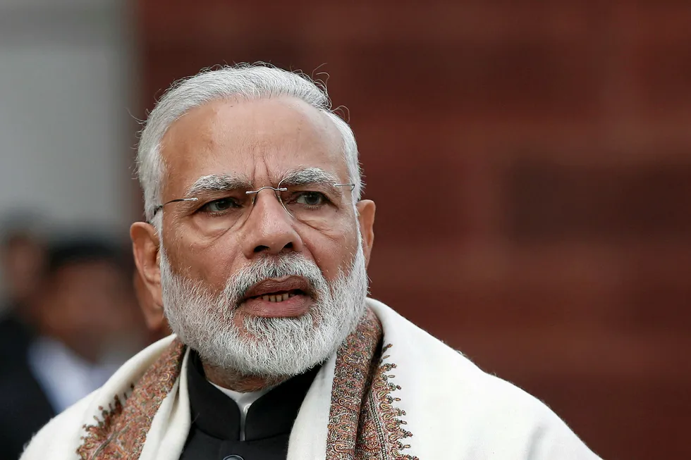 Making gas a priority: India's Prime Minister Narendra Modi