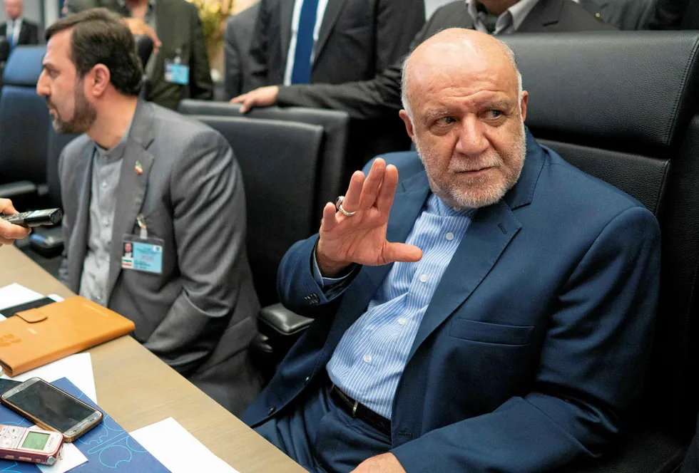 'Cargoes loaded from Iran': Iranian Oil Minister Bijan Zanganeh