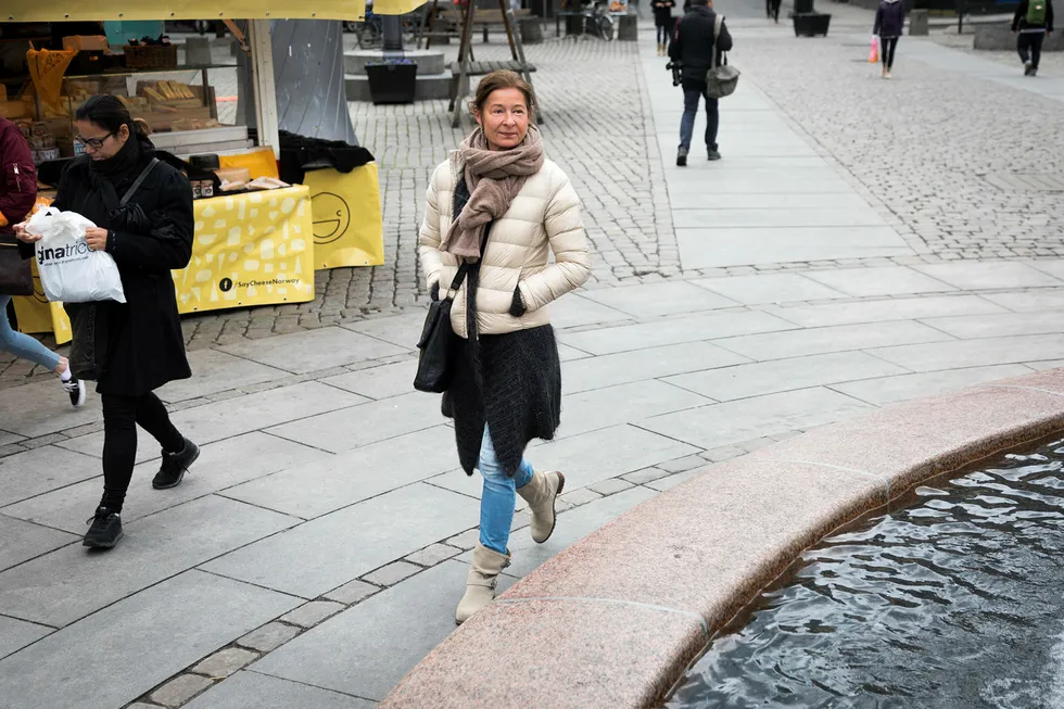 Catharina Oustad (53) er positiv til regjeringens forslag til pensjonssparing med skattefradrag. Foto: Gunnar Lier