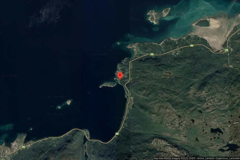 Området rundt Saltvik-E6 14, Narvik, Nordland