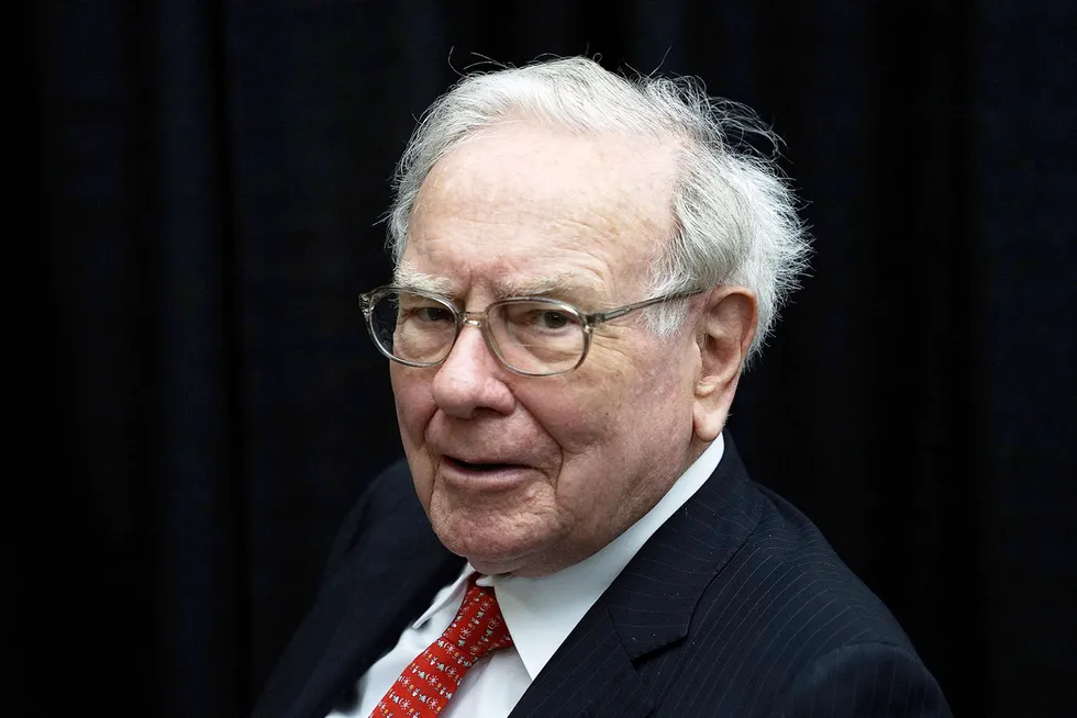 Berkshire Hathaway chief executive Warren Buffett.