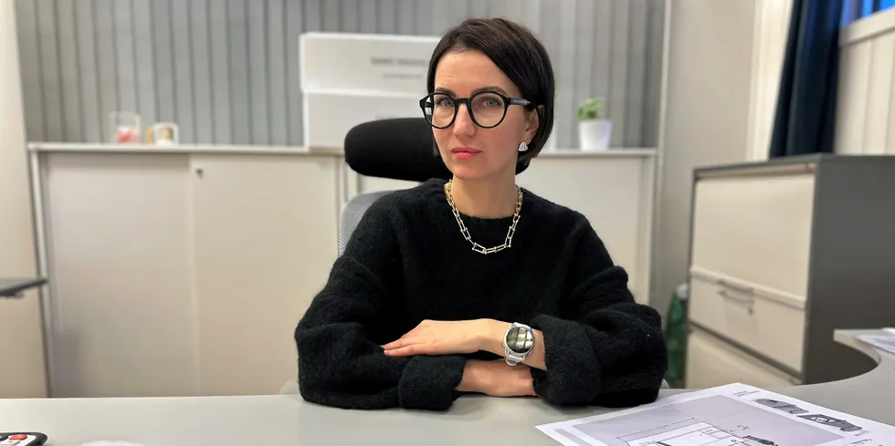 Mariia Shilova er daglig leder i Gamst Shilova AS i Vardø. Bedriften spesialiserer seg på eksport av kongekrabbe.