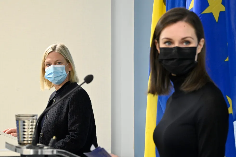 Finlands statsminister og Sveriges Magdalena Andersson vil ha tettere Nato-samarbeid. Det kan gå mot medlemskap.