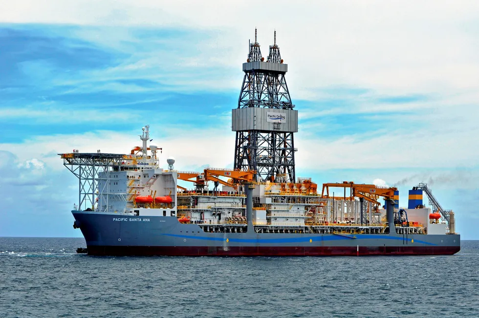 New programme: the Noble Corporation drillship Noble Gerry de Souza (formerly Pacific Santa Ana) will be used offshore Suriname this year